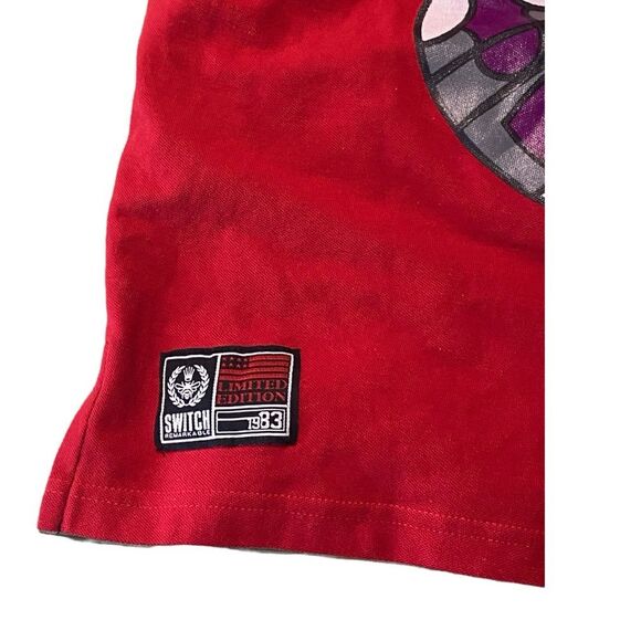 Switch Remarkable Mens XL Polo Shirt Donald Duck Money Graphic Multicolor Cotton - Picture 5 of 6